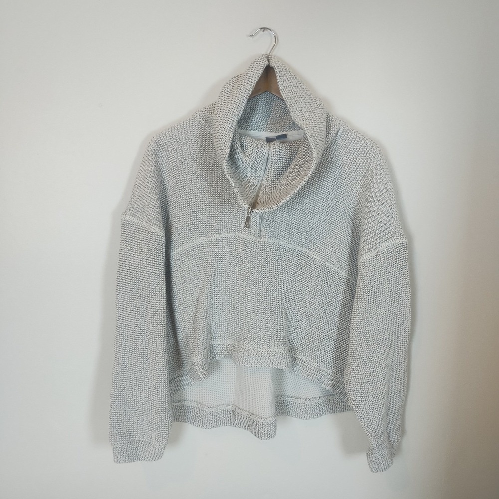 Sweaty Betty Funnel Neck Sweatshirt Women's 8 Cropped Relaxed